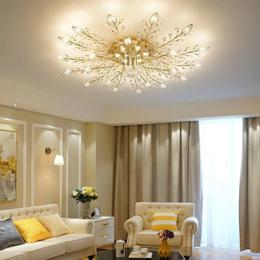 Cosy - Blossom Brilliance Crystal Branch Ceiling Chandelier-Cosy Home Collection’s